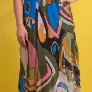 Italian Silk Midi Spaghetti Strap Dress